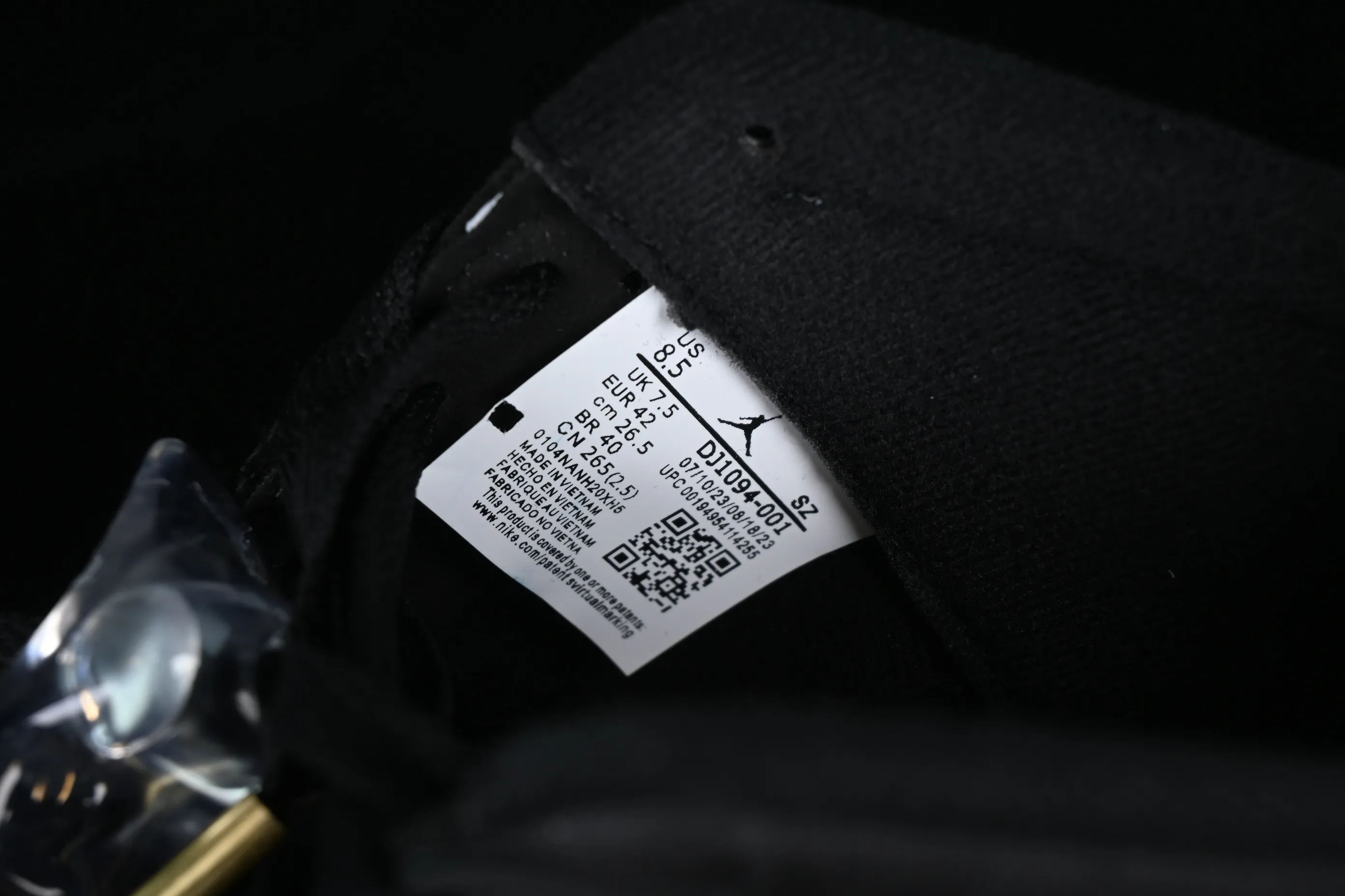 All categories Air Jordan Jordan series basketball shoes Air Jordan 5 Air Jordan 5 Low "Wings" AJ5 Joe 5 black gold cloth low-top basketball shoes DJ1094-001